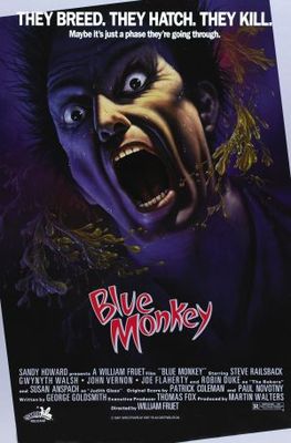 Blue Monkey movie poster (1987) poster with hanger