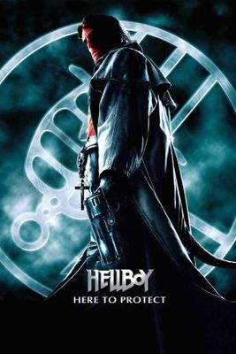 Hellboy movie poster (2004) poster with hanger