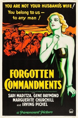Forgotten Commandments movie poster (1932) puzzle MOV_91170ccf