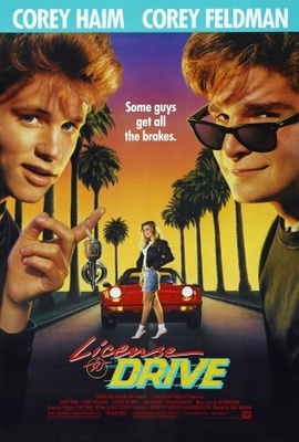License to Drive movie poster (1988) pillow