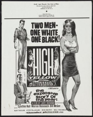 High Yellow movie poster (1965) wood print