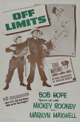 Off Limits movie poster (1953) hoodie