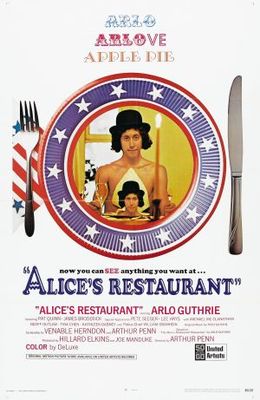 Alice's Restaurant movie poster (1969) Stickers MOV_913bef4c