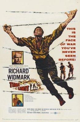 Time Limit movie poster (1957) wooden framed poster