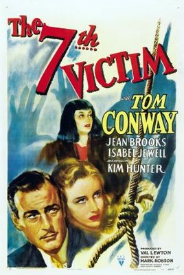 The Seventh Victim movie poster (1943) wood print