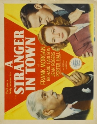 A Stranger in Town movie poster (1943) wooden framed poster