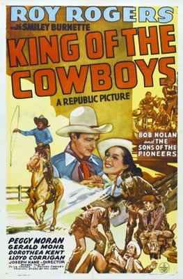 King of the Cowboys movie poster (1943) wooden framed poster