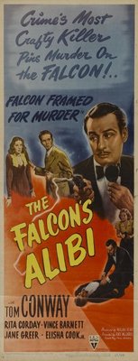 The Falcon's Alibi movie poster (1946) metal framed poster