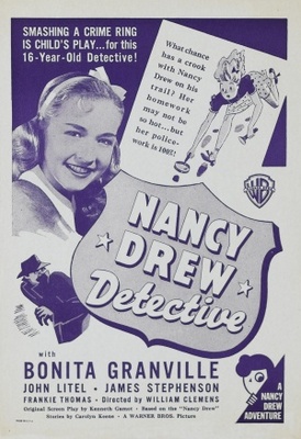Nancy Drew -- Detective movie poster (1938) poster with hanger