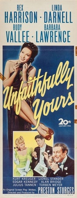 Unfaithfully Yours movie poster (1948) poster