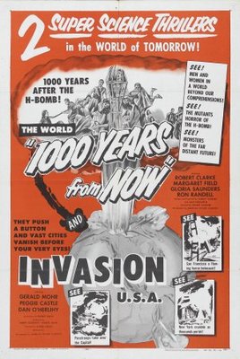 Invasion USA movie poster (1952) metal framed poster