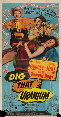 Dig That Uranium movie poster (1955) poster with hanger