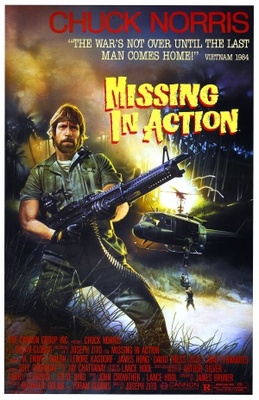 Missing in Action movie poster (1984) metal framed poster