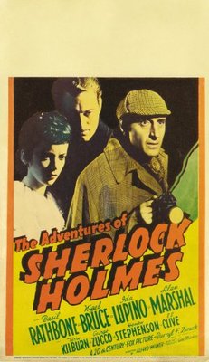 The Adventures of Sherlock Holmes movie poster (1939) wood print