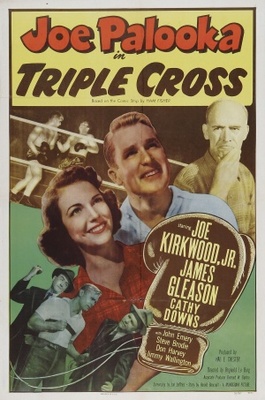Joe Palooka in Triple Cross movie poster (1951) canvas poster