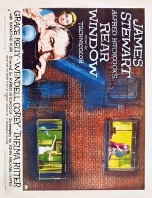 Rear Window movie poster (1954) wooden framed poster