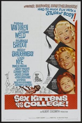 Sex Kittens Go to College movie poster (1960) wood print