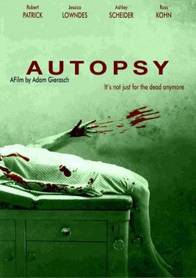 Autopsy movie poster (2008) tote bag