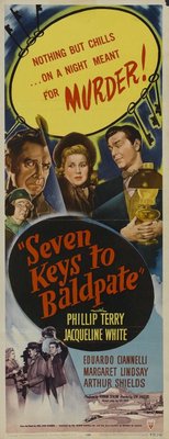 Seven Keys to Baldpate movie poster (1947) Mouse Pad MOV_9250405c