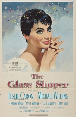 The Glass Slipper movie poster (1955) wood print