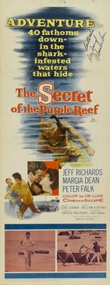 The Secret of the Purple Reef movie poster (1960) poster