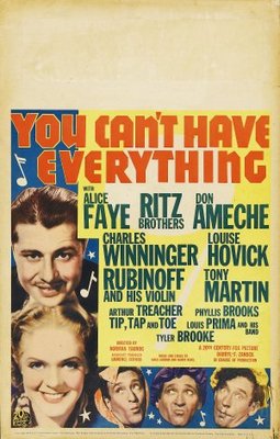 You Can't Have Everything movie poster (1937) canvas poster
