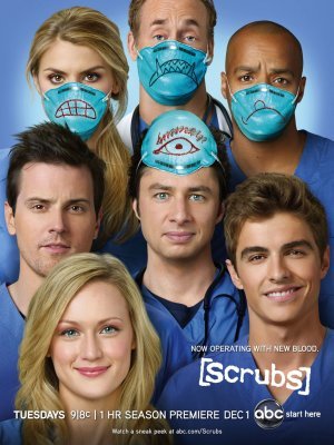Scrubs movie poster (2001) Mouse Pad MOV_927abe3d