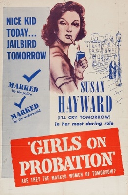 Girls on Probation movie poster (1938) poster with hanger