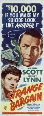 Strange Bargain movie poster (1949) wooden framed poster