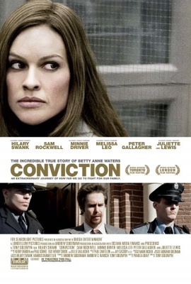 Conviction movie poster (2010) wood print