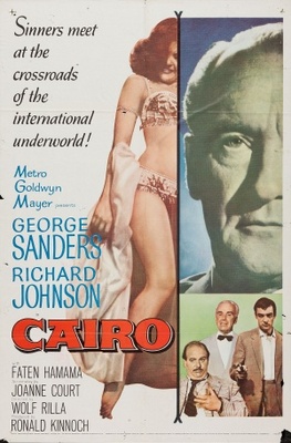 Cairo movie poster (1963) metal framed poster