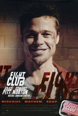 Fight Club movie poster (1999) Stickers MOV_92fa3887