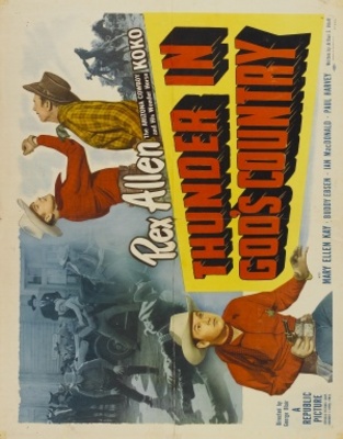 Thunder in God's Country movie poster (1951) metal framed poster