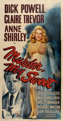 Murder, My Sweet movie poster (1944) poster with hanger