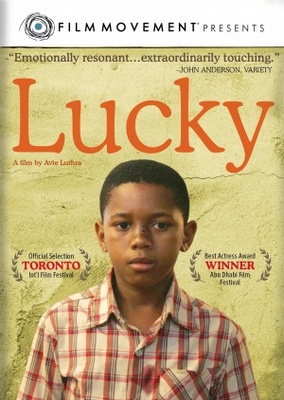 Lucky movie poster (2010) wood print