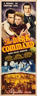 Dark Command movie poster (1940) poster with hanger