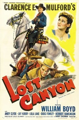 Lost Canyon movie poster (1942) mouse pad