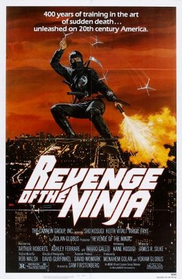 Revenge Of The Ninja movie poster (1983) poster with hanger