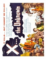 X: The Unknown movie poster (1956) t-shirt #741224