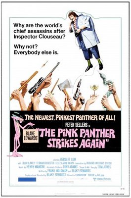 The Pink Panther Strikes Again movie poster (1976) mouse pad