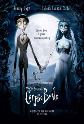 Corpse Bride movie poster (2005) pillow