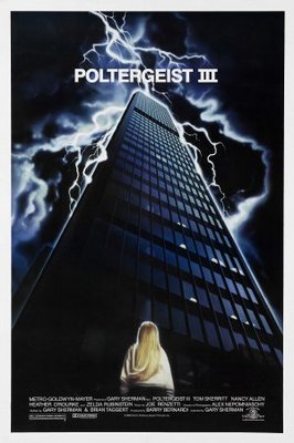 Poltergeist III movie poster (1988) wooden framed poster