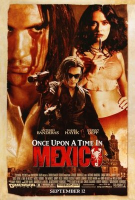 Once Upon A Time In Mexico movie poster (2003) metal framed poster