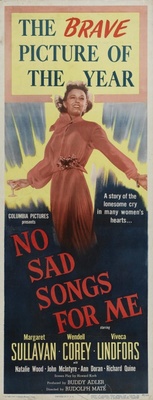 No Sad Songs for Me movie poster (1950) tote bag #MOV_9391a0dc