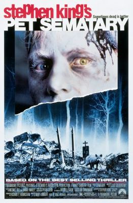 Pet Sematary movie poster (1989) canvas poster