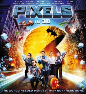Pixels movie poster (2015) Stickers MOV_93ae0715