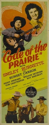Code of the Prairie movie poster (1944) wooden framed poster