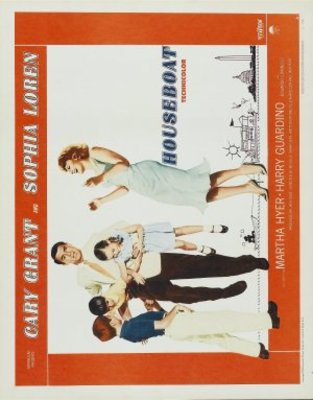 Houseboat movie poster (1958) Longsleeve T-shirt