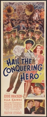 Hail the Conquering Hero movie poster (1944) wooden framed poster