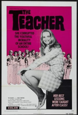 The Teacher movie poster (1974) metal framed poster